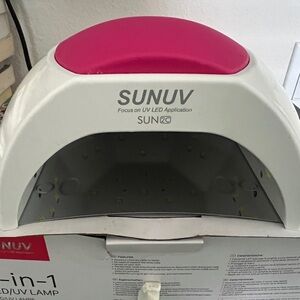 SUNUV White and Pink UV LED Nail Lamp